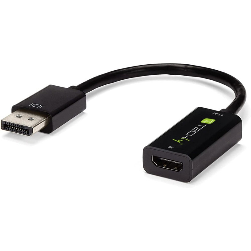 Adattatore techly displayport 1.4 a hdmi 8k/30hz