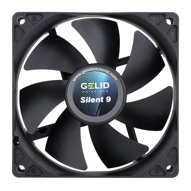 Ventola 90x90 gelid fn-px09-16 9cm nero