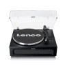 Giradischi lenco con 4 altoparlanti incorporati bluetooth5.0/45giri/min/nero