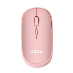 Mouse nilox wireless rosa [nxmowiclrpk01]