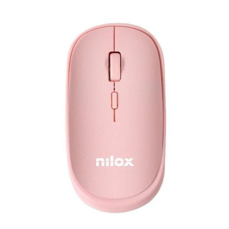Mouse nilox wireless rosa [nxmowiclrpk01]