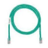 Cavo di rete panduit patch in rame u/utp cat.6 pvc 15m verde [nk6pc15mgry]