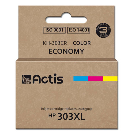 Cartuccia actis kh-303cr per hp 18ml 415 pagine ciano magenta