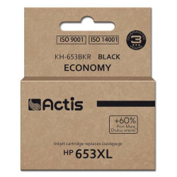 Cartuccia actis kh-653bkr per hp 20ml 575 pagine nero [kh-653bkr]