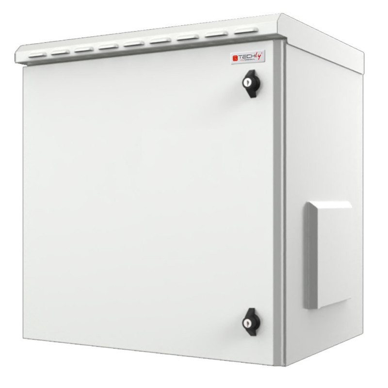 Armadio rack 19'' techly ip55-1260 12u/600x623mm a parete