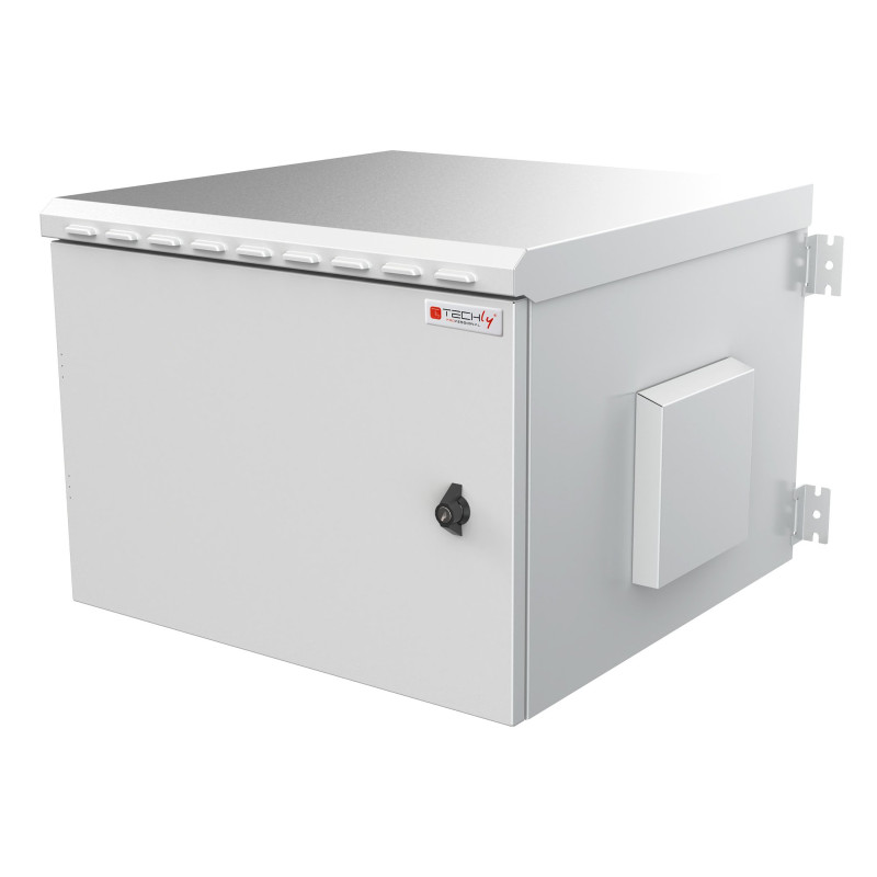 Armadio rack 19'' techly ip55-760 7u/600x405mm a parete