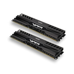 Ram dimm ddr3 16gb patriot viper 1600mhz cl9 nero [pv316g160c9k]