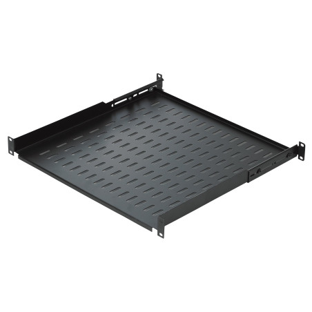 Mensola per rack techly 19'' 550 mm 2u 4-punti nero