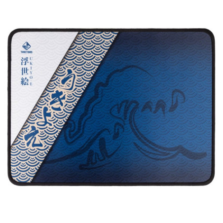 mousepad traitors ukiyo-e speed in tessuto/gomma 355x4x255mm/blu/nero