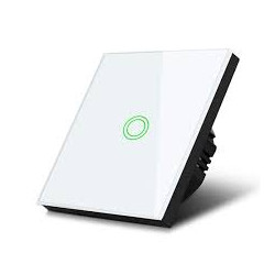 Interruttore luce maclean con retroilluminazione led 0.1ma/1000w/bianco