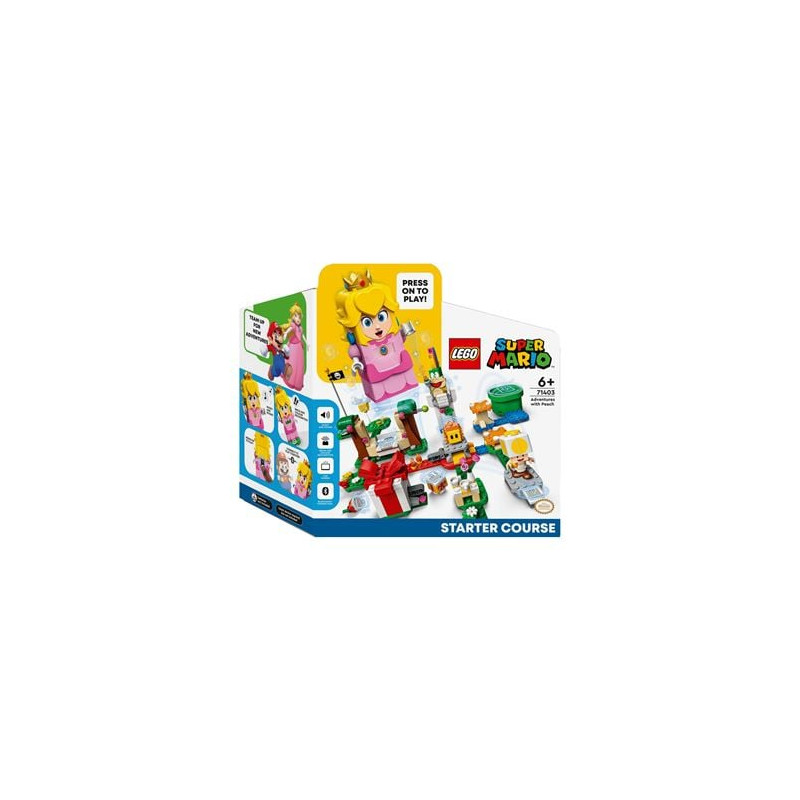 Set da costruzione lego super mario avventure di peach multicolore