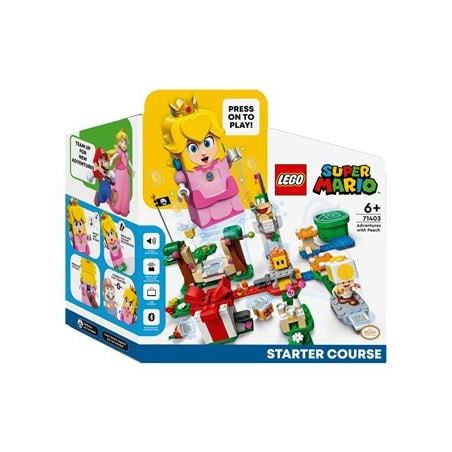 Set da costruzione lego super mario avventure di peach multicolore