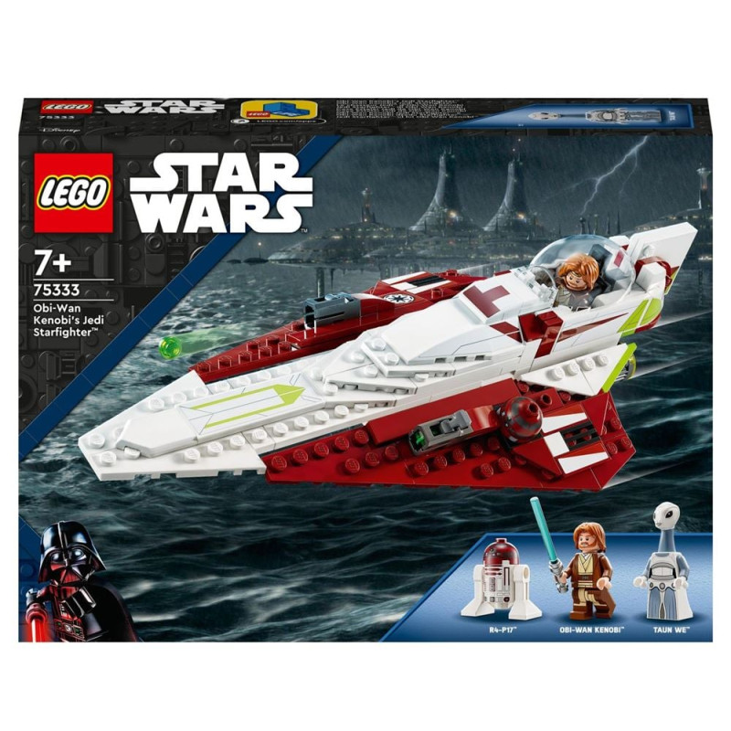 Set da costruzione lego star wars jedi starfighter di obi-wan