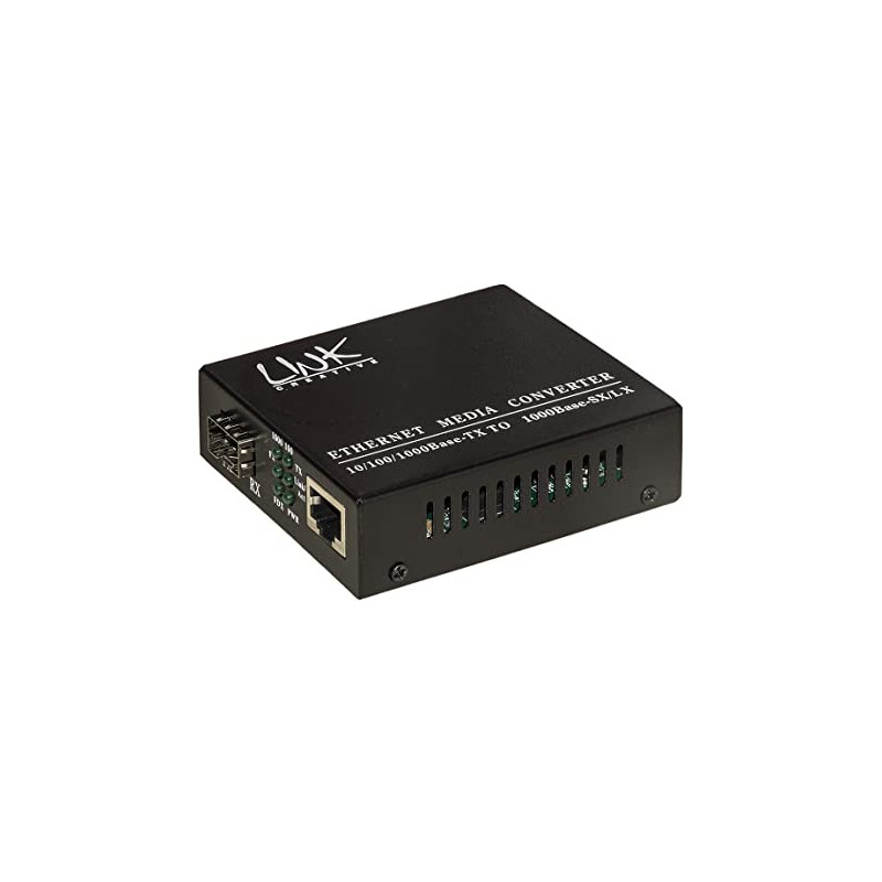 Convertitore di rete link media rj45 a fibra ottica 10/100/1000 con