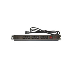 Multipresa link 9 prese femmina iec c13 per armadi rack 19''