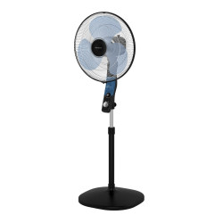 Ventilatore rowenta essential+ vu4420f0 60w nero/blu