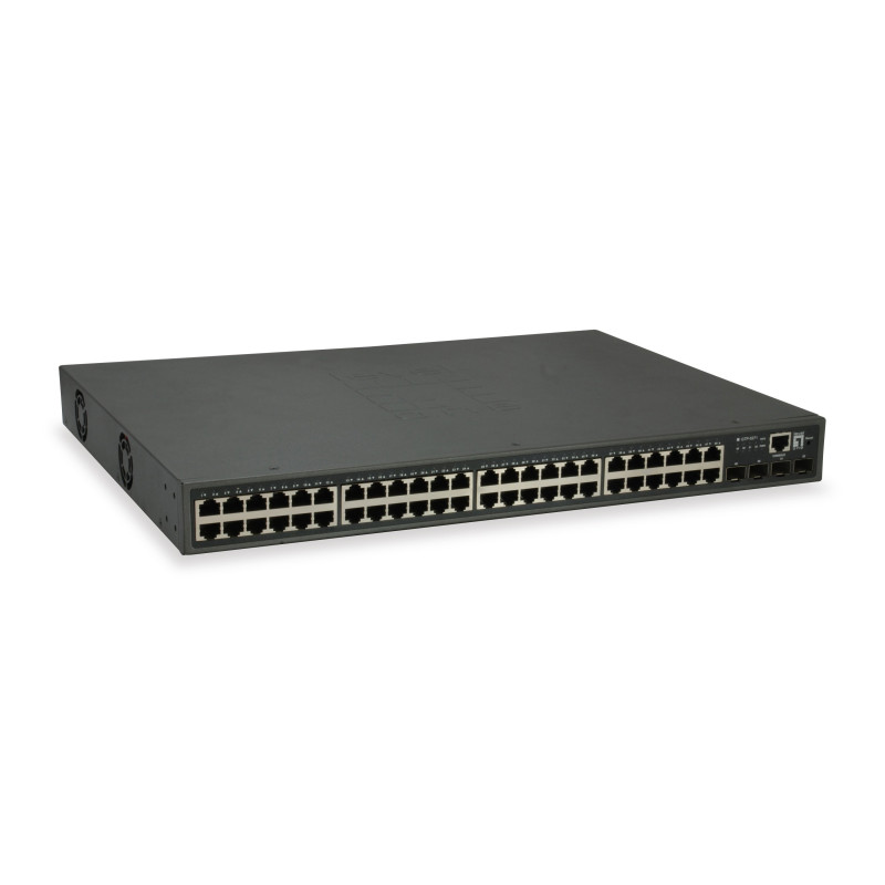 Switch levelone poe gigabit gtp-5271 52-porte l3 lite gestito
