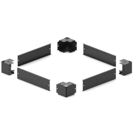 Kit zoccolo itrack armadi 800 x 1000mm per armadi rack a pavimento