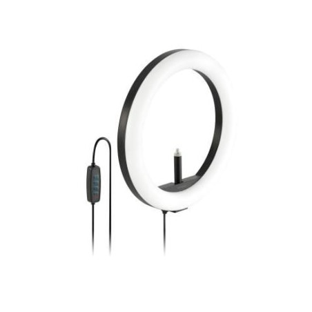 Lampada ad anello kensington k87653ww led usb per webcam nero [k87653ww]