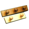 appendiabiti machx in legno 3 posti noce