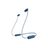 Auricolari sony wi-c100 wireless bluetooth 5.0 blu [wic100l.ce7]