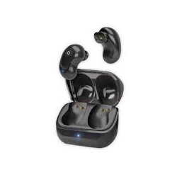 Auricolari sbs twin black gem con microfono wireless bt [teeartwsblgembtk]