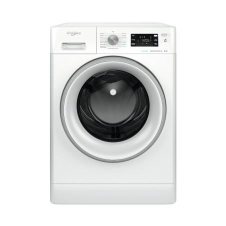 Lavatrice whirlpool carica frontale 8kg/1400 giri/classe a/bianco