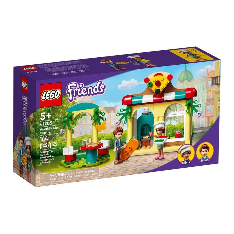 Set da gioco lego friends - pizzeria di heartlake city [41705]