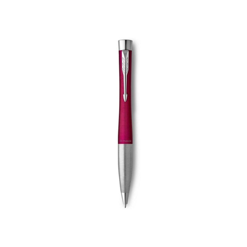 Penna a sfera parker urban twist pallina magenta con finiture cromat