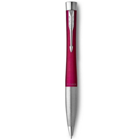 Penna a sfera parker urban twist pallina magenta con finiture cromat