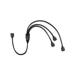 Cavo adattatore inter-tech rgb 3 vie nero [88885466]