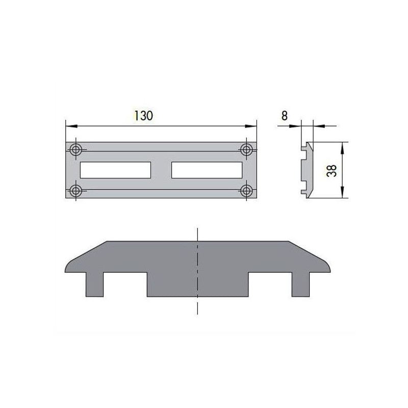 Contropiastra serrature cisa 06277100 [06277.10.0]