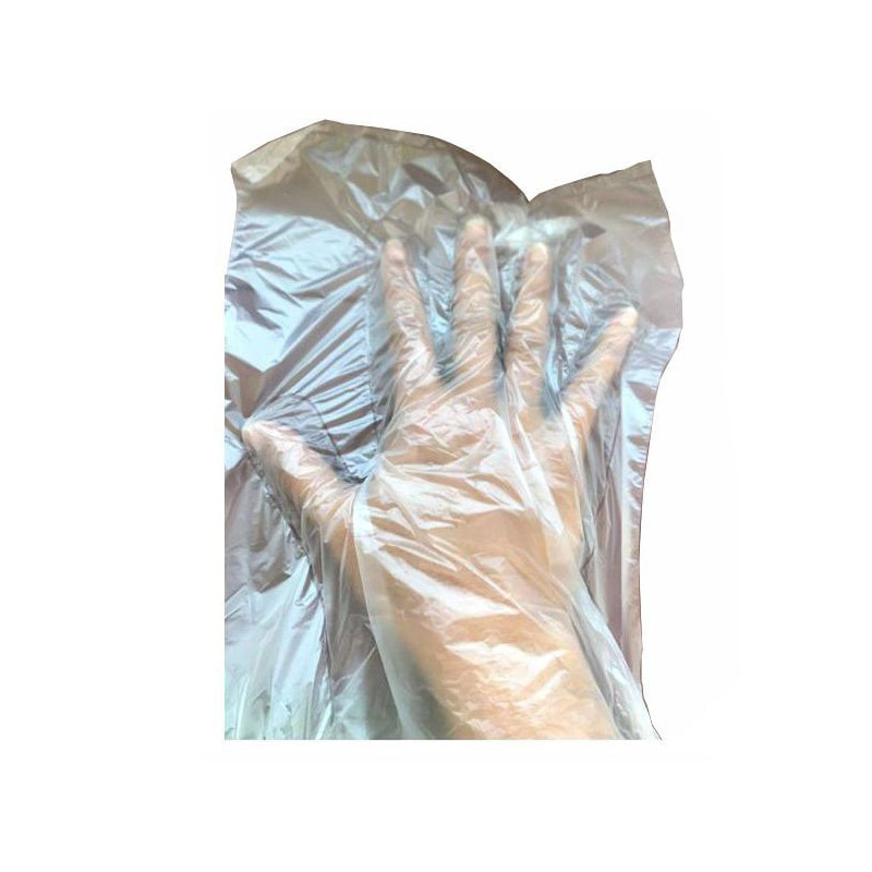 Guanti preformati monouso elepacking per alimenti 500pz/23x28cm/trasparente