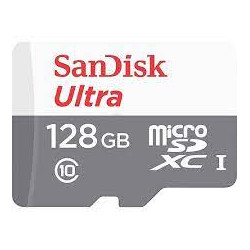 128gb scheda microsdxc sandisk ultra classe 10 100mb/s uhs-i
