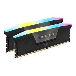 Ram dimm ddr5 32gb corsair vengeance fury rgb 2*16gb cl40 nero [cmh32gx5m2b5200c40]