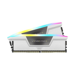 Ram dimm ddr5 32gb corsair vengeance fury rgb 2*16gb cl40 bianco