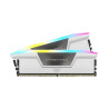 Ram dimm ddr5 32gb corsair vengeance fury rgb 2*16gb cl40 bianco