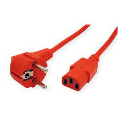 Cavo di alimentazione nilox roline iec 250v ac 10a 1.8m rosso [ro19.08.1010]