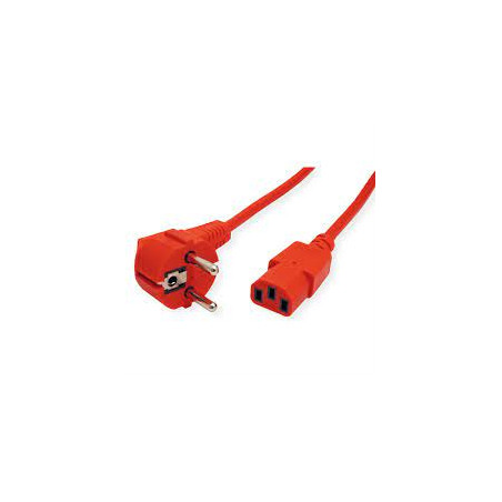 Cavo di alimentazione nilox roline iec 250v ac 10a 1.8m rosso [ro19.08.1010]