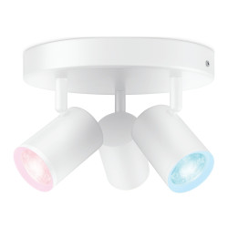 Plafoniera lampadina wiz imageo spots 3x5w bianco [929003210801]