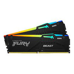 Ram dimm ddr5 32gb kingston fury beast rvb 5200mhz [kf552c40bbak2-32]