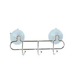 Ganci casalinghi artex cromato hooky 3 posti a ventosa 21 [artex]