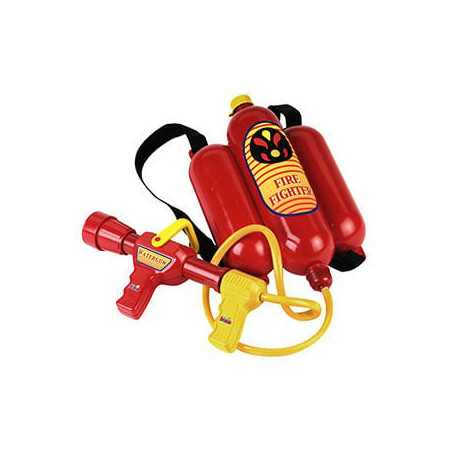 Pistola ad acqua per bambini theo klein fire fighter 31.8x11.4x42.9cm/rosso