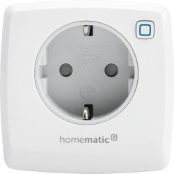 Presa commutata homematic ip20 potenza di commutazione 3000w bianco