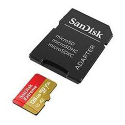 128gb scheda microsd sandisk extreme classe10 con adattatore