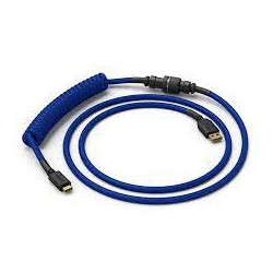 Cavo a spirale glorious pc gaming race cobalto da usb-c a usb-a