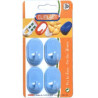 Ganci casalinghi eliplast ovale 4pz [eliplast]