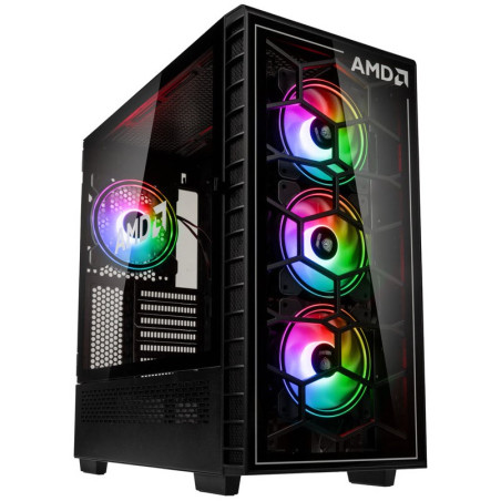 Case kolink observatory y amd se argb midi tower nero [observatory