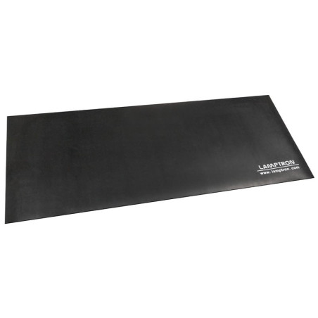 Tappetino antistatico lamptron da lavoro 1.500x600x3mm/nero [lamp-pm3150]