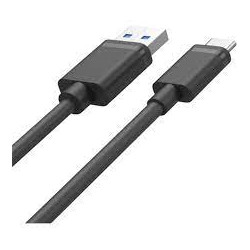 Adattatore usb unitek tipo-c tipo-a 3.1 m/m 0.25m [y-c490bk]